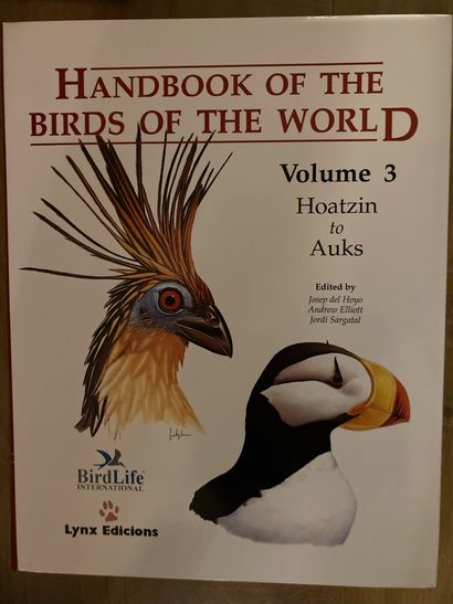 DEL HOYO, ELIOTT & SARGATAL DEL HOYO, ELIOTT & SARGATAL. Handbook of the birds of...