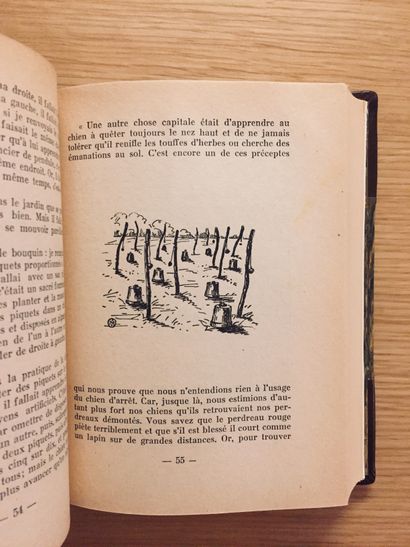 Castaing CASTAING. Sens de la chasse. 1955. Illustrations en couleurs de Henri de...
