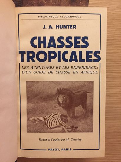 GRANDE CHASSE GREAT HUNT. AFRICA - DAVID. Great hunts on the Upper Nile. 1952 - MAUGHAM....