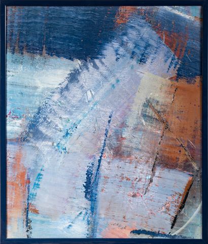 BERAL (XXème siècle) Composition abstraite en bleu

Huile sur toile

57 x 44 cm