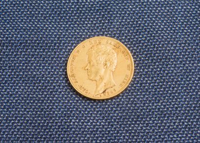 1 piece of 100 gold Lira Charles Albert (1831-1849)...