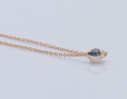 POMELLATO Necklace model M'ama non M'ama in 18K rose gold (750 ‰) formed of an oval...