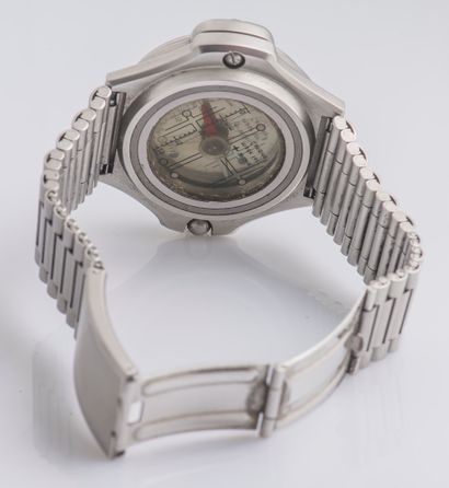 CAPITOL - Thierry SABINE Dual Time GMT compass watch, reissue in 1992 in a limited...