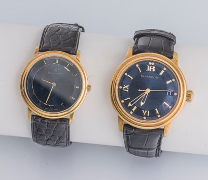 Non venu 
BLANCPAIN

limited edition of 25 pieces




Box containing two watches...