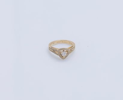 MAUBOUSSIN Bague Dream and Love en or jaune 18 carats (750 ‰) sertie d'un diamant...