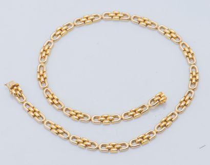 Necklace fine ribbon in 18K yellow gold (750...