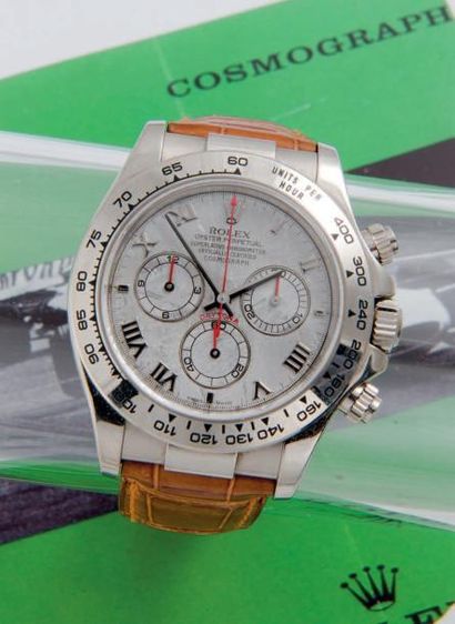 ROLEX (CHRONOGRAPHE OYSTER PERPETUAL COSMOGRAPH / DAYTONA OR GRIS RÉF. 116519), vers...
