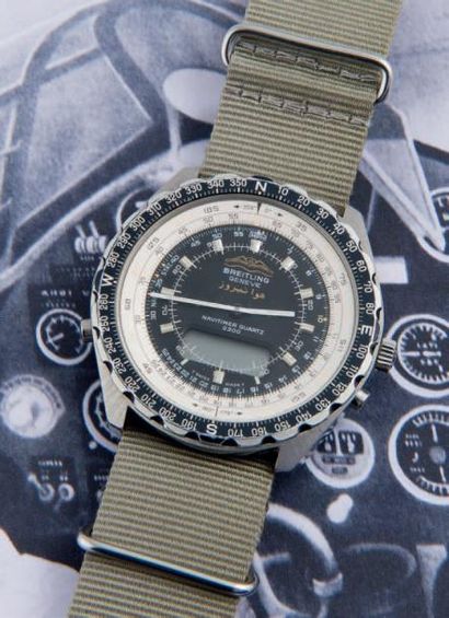 BREITLING (CHRONOGRAPHE NAVITIMER ALGERIAN AIR FORCE / 2300 JUPITER RÉF. 80970),...