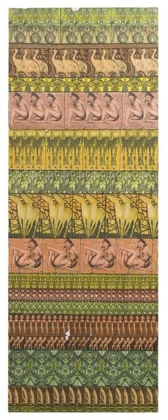 Mirabelle DORS (1913-1991) Distribution, 1980 Technique mixte et collage sur panneau,...