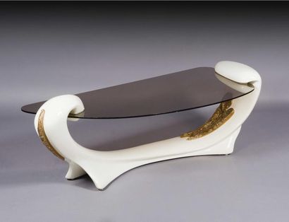 Georges Charpentier dit Gino (né en 1937), vers 1970 Importante table basse sculpture...