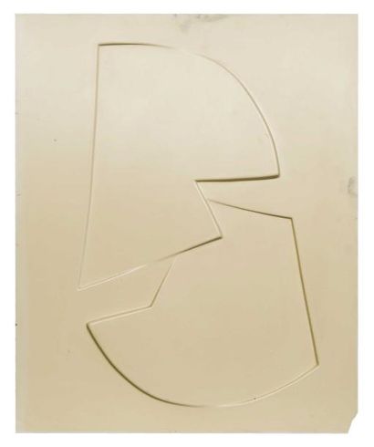 Hans RICHTER (1888-1976) Procontra, 1969Relief abstrait sur plastique, signé, daté...
