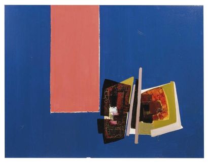 Jean HERMAN (né en 1933) Composition abstraite Huile sur toile, signée et datée au...