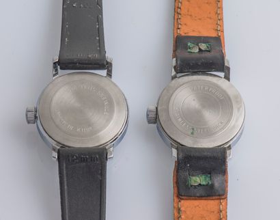 Kelton KELTON - Lot of 6 watches: 

-1970s Armachoc watch, the oval steel case with...