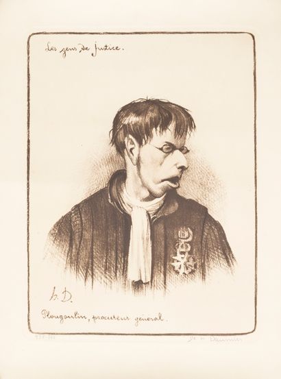 D'après Honoré DAUMIER (1808-1879) After Honoré DAUMIER (1808-1879)

Suite of 5 engravings...