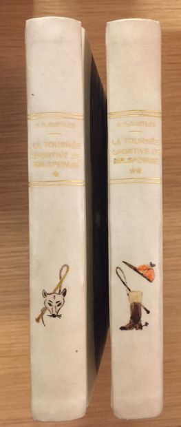 SURTEES SURTEES. Mr. Sponge's Sports Tour. Paris, Le Goupy, 1925; 2 vols. in-8, ½...