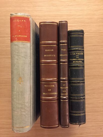 null VÉNERIE.— OSMOND. À la billebaude par le maître d’équipage. 1867.– DU RIFFAUD....