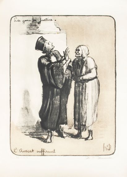 D'après Honoré DAUMIER (1808-1879) After Honoré DAUMIER (1808-1879)

Suite of 5 engravings...