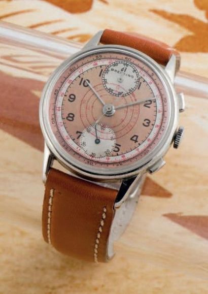 BREITLING (Chronographe Sport), vers 1948 Un des premiers chronographes de sport...