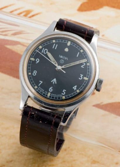 SMITHS (W10 Dotation Militaire / British Armed Forces), vers 1960 Montre militaire...