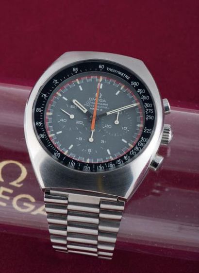 OMEGA (Chronographe / Speedmaster - Mark II Racing), vers 1972 Chronographe de pilote...