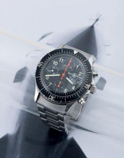 BELL & ROSS By Sinn (Chronographe Pilote / Military M2), vers 2000 Chronographe de...