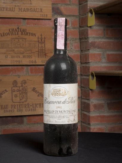 null 1 bouteille de Brunello di Montalcino, Casanova di Neri, 1992
Bon niveau 
Etiquette...