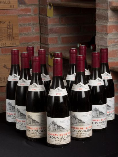 12 bottles Château de la Tour, Clos Vougeot,...