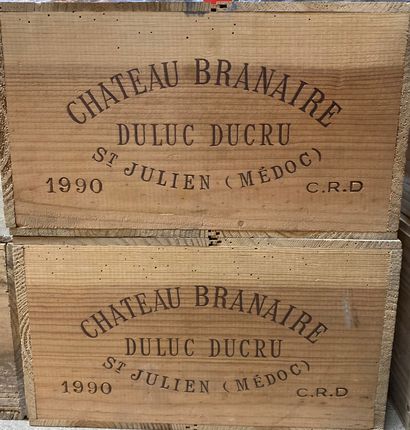 null 2 caisses de 12 bouteilles Château Branaire Duluc Ducru, Saint-Julien 1990

Pour...