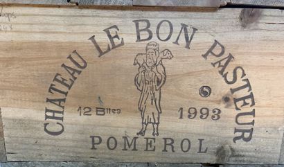 null 1 caisse de 12 bouteilles Château Le Bon Pasteur, Pomerol, 1993

Pour ce lot,...