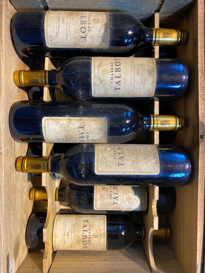 null 10 bouteilles Château Talbot, Saint-Julien, 1995 
Conditionnées dans leur caisse...
