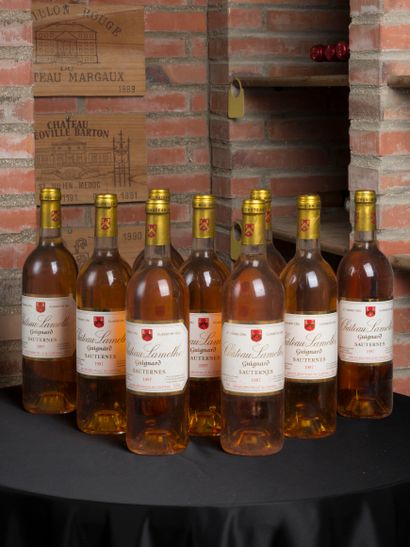 10 bouteilles de Château Lamothe, Guignard,...