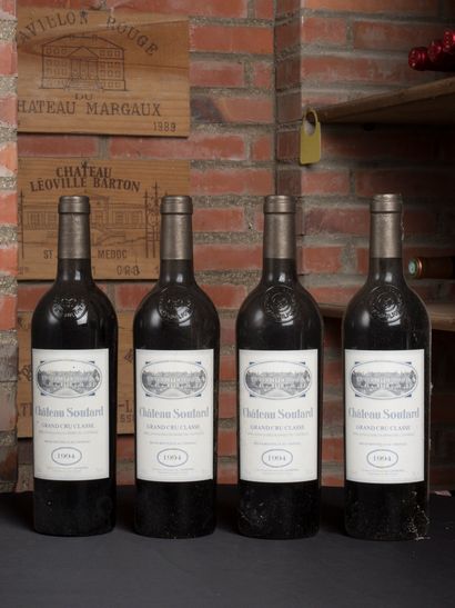4 bouteilles de Château Soutard, Saint Emilion,...