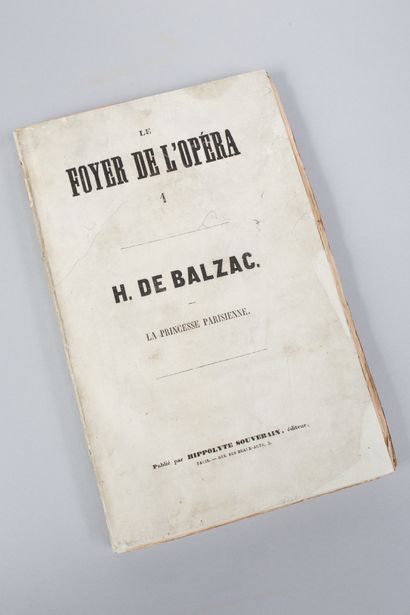 Honoré de BALZAC. Honoré de BALZAC et L. Golzlan, P. Clément, E. Souvestre, E. de...