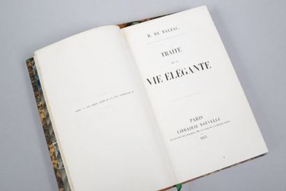 Honoré de BALZAC. Honoré de BALZAC. Set of two first editions in identical binding:

-...
