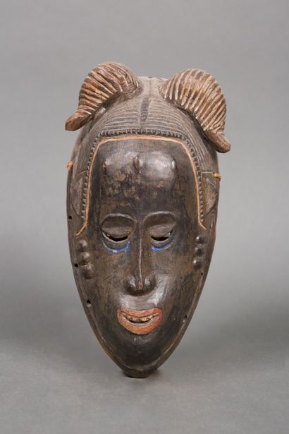 Gouro gu mask, Ivory Coast
Wood with brown...