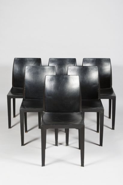 POLTRONA FRAU Editor
Suite of 6 chairs in...
