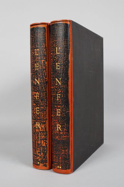 [GOERG] DANTE. [GOERG] DANTE.
L'Enfer. 
Paris, Porson, 1950, 2 volumes in-4 bound...