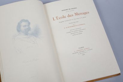 Honoré de BALZAC. Honoré de BALZAC.
L’Ecole des Ménages. Tragédie bourgeoise en 5...