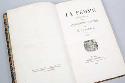 Honoré de BALZAC. Honoré de BALZAC. 
La Femme supérieure. La Maison Nucingen. La...