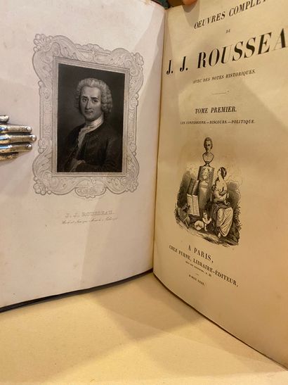 Jean-Jacques ROUSSEAU. Jean-Jacques ROUSSEAU.
Complete works, with historical notes.
Paris,...