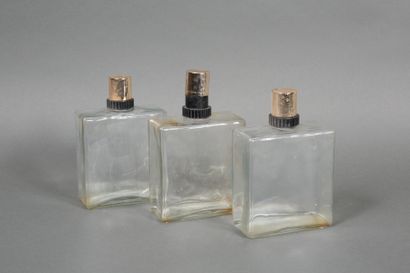 Set of three GUERLAIN perfume bottles, Habit...