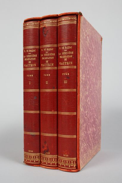 Honoré de BALZAC. Honoré de BALZAC. 
La Dernière incarnation de Vautrin.
Paris, Chlendowski,...