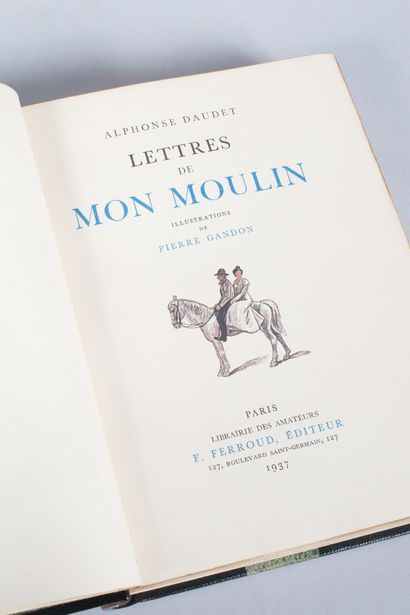 [GANDON] Alphonse DAUDET. [GANDON] Alphonse DAUDET.
Letters from my mill. Illustrations...