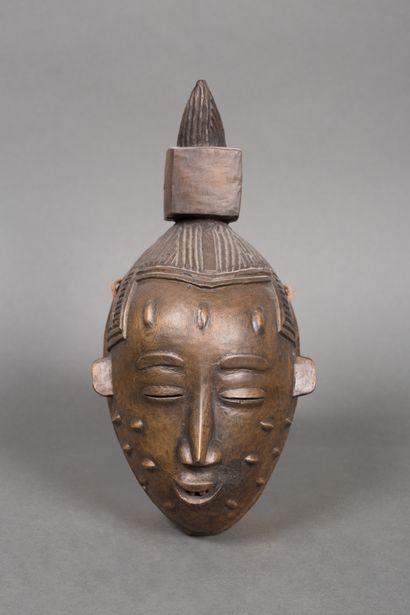 Mask of the Yahoure type, Ivory Coast
Wood...