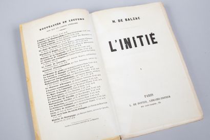 Honoré de BALZAC. Honoré de BALZAC. 
L’Initié.
Paris, L. de Potter, s.d. (1848),...