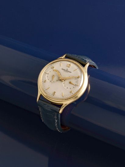 JAEGER -LeCOULTRE 1950s
Futurematic watch, the case in 18K yellow gold (750 ‰), the...