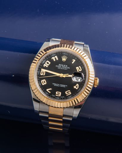 ROLEX de 2011
Montre Oyster Perpetual Date Just II réf. 116333. Boitier rond en acier,...