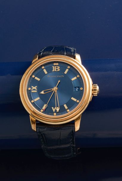 BLANCPAIN , édition limitée à 25 exemplaires
Coffret contenant deux montres en or...