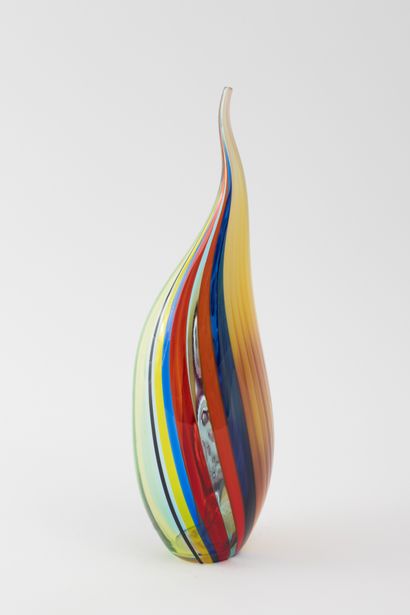 Afro CELOTTO (1963), Murano 
Vase en verre...