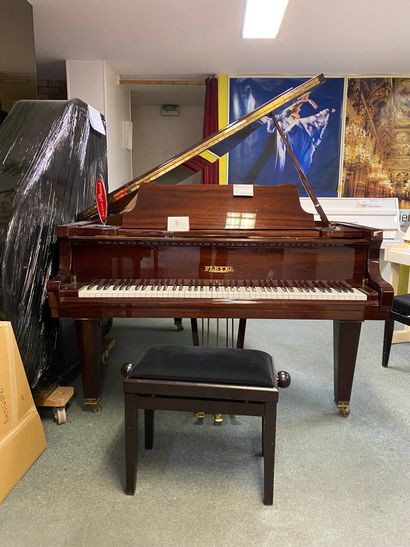 1 PLEYEL mahogany 1/4 grand piano, serial...